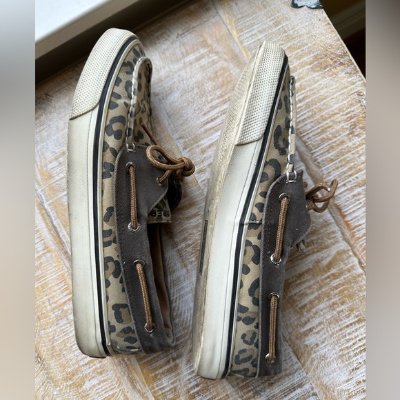 Sperry top sider- leopard print- size 8 - Picture 5 of 8